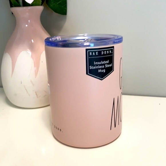 Rae Dunn Baby Pink Stainless Steel Mug - Picture 2 of 6